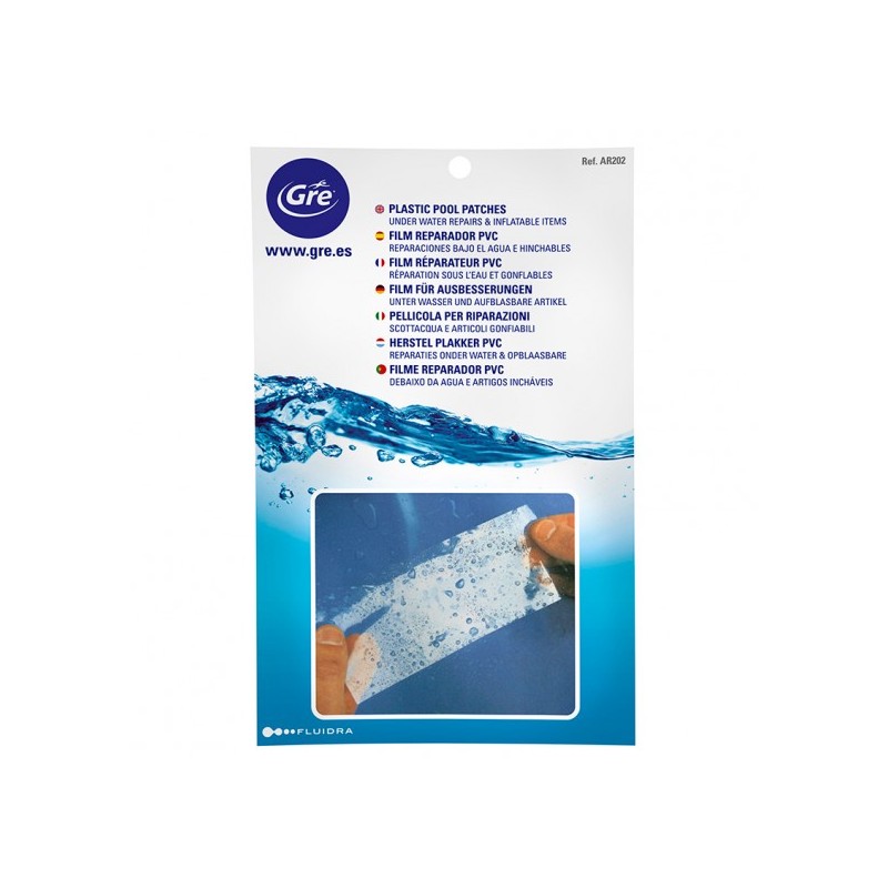 Film reparador de PVC para liner de piscina Gre AR202