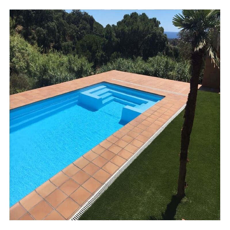 Piscina de fibra rectangular 8x4x1,50m