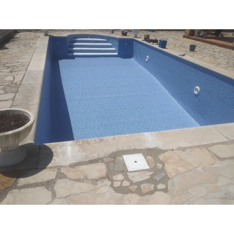 Reparación piscina con liner armado en Sils